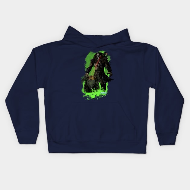 Alien vs Predator egg Kids Hoodie by Ale_jediknigth